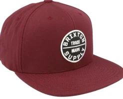 Oath Iii Mahogany Snapback - Brixton