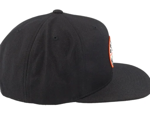 Oath III Washed Black/Orange Snapback - Brixton