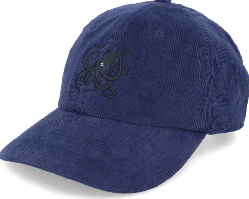 Octopus Navy Cord Dad Cap - Wild Spirit