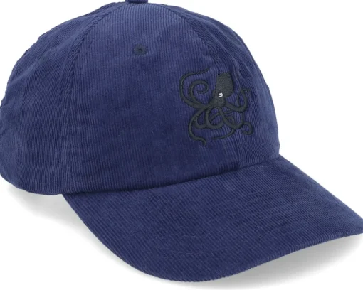 Octopus Navy Cord Dad Cap - Wild Spirit