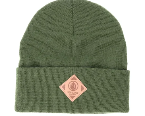 Official Fold Olive Beanie - Upfront