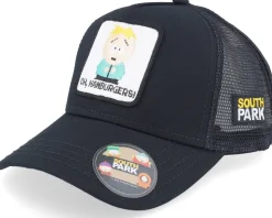 Oh Hamburgers Butters Patch Black Trucker - South Park