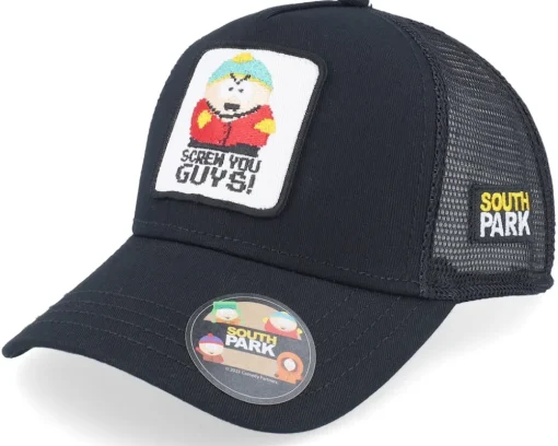 Oh Hamburgers Butters Patch Black Trucker - South Park