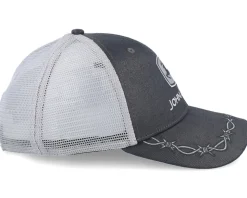 Oilskin Look With Mesh Back Grey/Black Trucker - John Deere