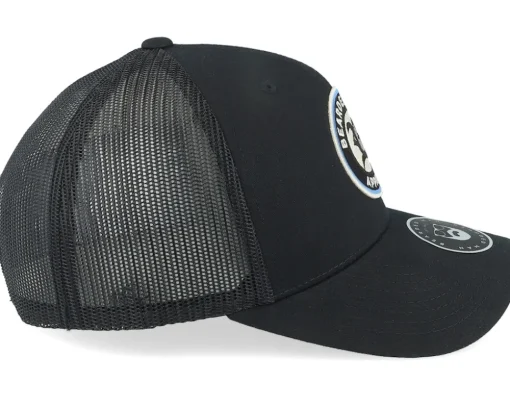 Old English B Patch Black Trucker