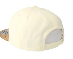 Old School Bike White/Cork Snapback - Bike Souls