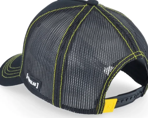 One Piece Logo Black Trucker - Capslab