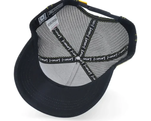 One Piece Logo Black Trucker - Capslab