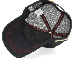 One Piece Straw Hat Crew Black Trucker - Capslab