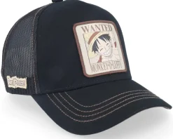 One Piece Wanted Black/Brown Trucker - Capslab