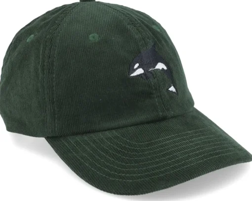 Orca Dark Olive Cord Dad Cap - Wild Spirit