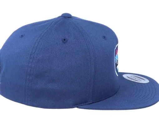 Organic Starry Mountain Badge Navy Snapback - Wild Spirit