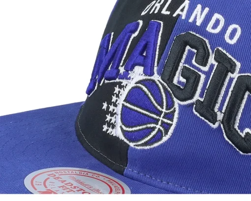 Orlando Magic Pinwheel Of Fortune Blue/Black Snapback - Mitchell & Ness