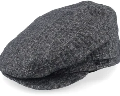 Oslo Cap Heather Grey Flat Cap - Barts
