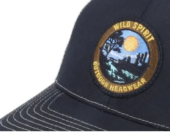 Outdoor Landscape Sunset Logo 111 Split Black - Wild Spirit