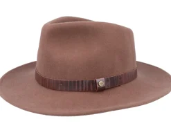 Outdoor Western Woolfelt 67 Brown Fedora - Stetson