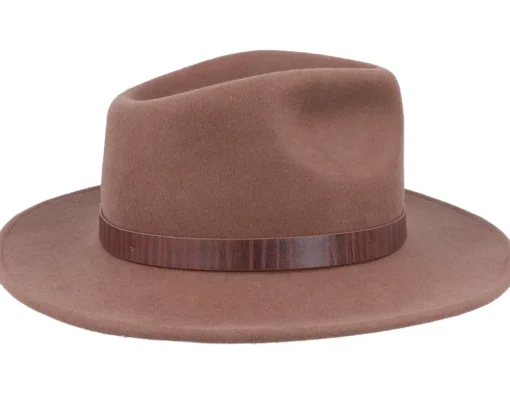 Outdoor Western Woolfelt 67 Brown Fedora - Stetson