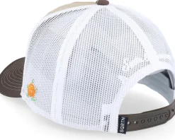 Outside Hooked Cap Khaki Trucker - SQRTN