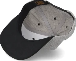 Over The Hills And Far Away Heather Grey Black Snapback - Bike Souls