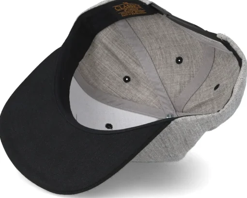 Over The Hills And Far Away Heather Grey Black Snapback - Bike Souls