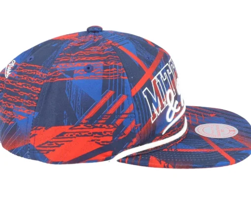 Own Brand Big Face Deadstock Black/Purple Snapback - Mitchell & Ness