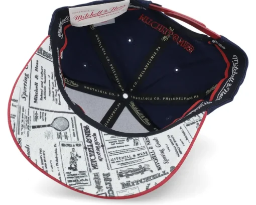 Own Brand Game Set Navy/Red Adjustable - Mitchell & Ness