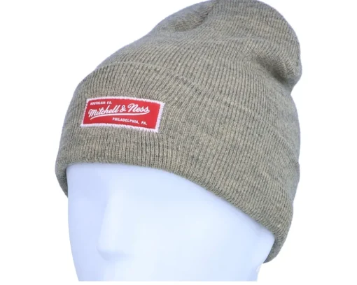 Own Brand Roll Up Beanie Sand Cuff - Mitchell & Ness
