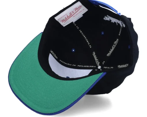 Own Brand Two Tone Retro Black/Royal Snapback - Mitchell & Ness