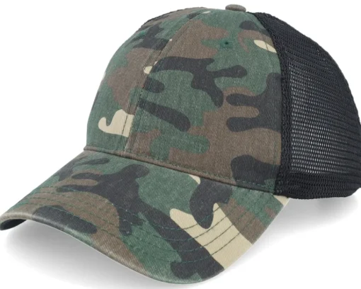 111p Green Camo/Black Trucker - Richardson