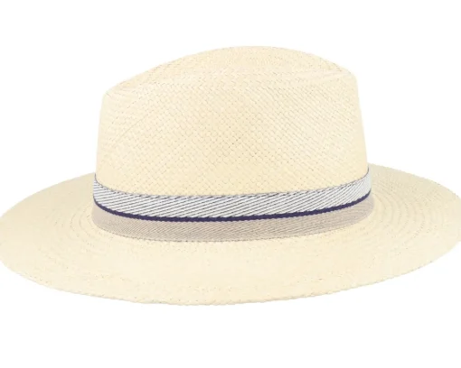 Pacora Panama Natural-Blue Band Straw Hat - MJM Hats