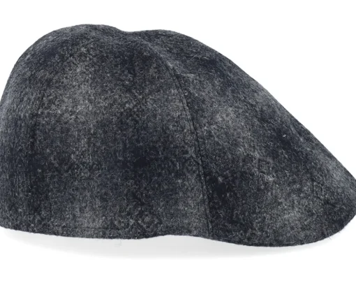 Paddy Amaro Black Flat Cap - Mayser