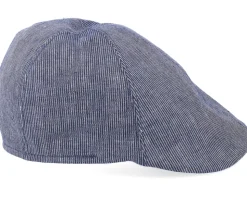Paddy Stripes Marine Flat Cap - Mayser