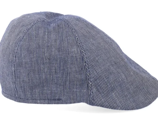 Paddy Stripes Marine Flat Cap - Mayser