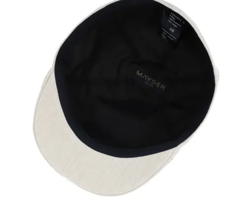 Paddy Superior Beige Flat Cap - Mayser