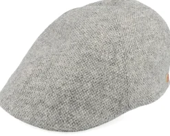Paddy Wool Blend Black Flat Cap - Mayser