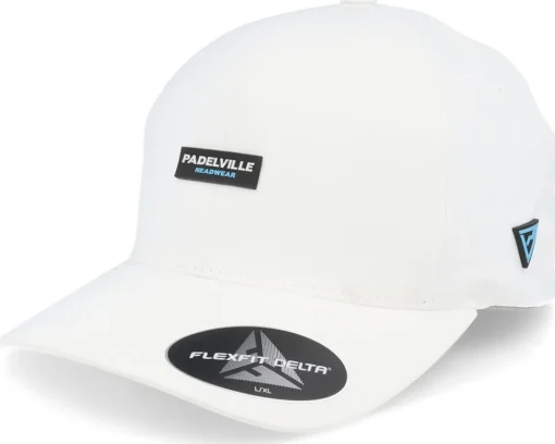 Padel Headwear Blue Rubber White Delta Flexfit - Padelville