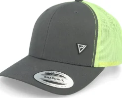 Padel Headwear White Rubber Charcoal/neon Trucker - Padelville