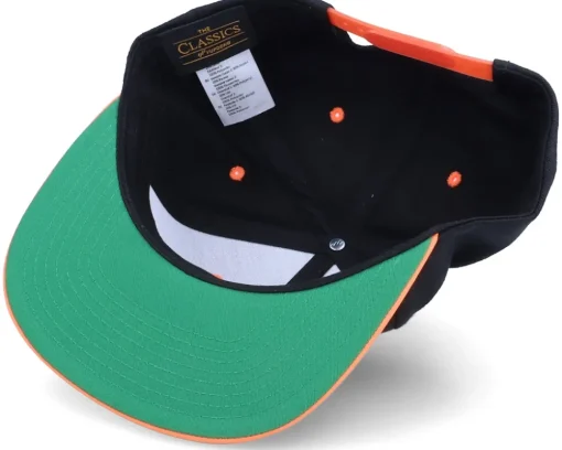 Palm Island Sunset Black/Orange Snapback - Iconic