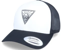 Palm Island Sunset Classic White/Black Trucker - Iconic