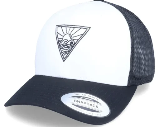 Palm Island Sunset Classic White/Black Trucker - Iconic