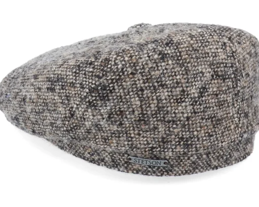 6-Panel Cap Donegal Brown Flat Cap - Stetson