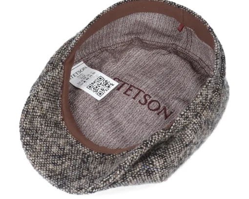 6-Panel Cap Donegal Brown Flat Cap - Stetson