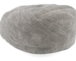 6-panel Cap Linen Brown/Beige Flat Cap - Stetson