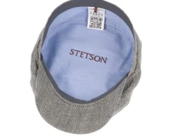 6-panel Cap Linen Brown/Beige Flat Cap - Stetson