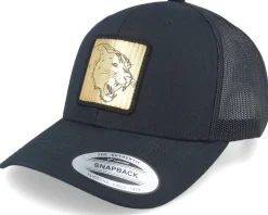 Panther Gold Patch Black Trucker - Iconic