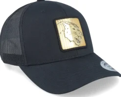Panther Gold Patch Black Trucker - Iconic