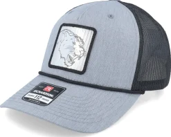 Panther Silver Patch Heather Grey/Black Rope Trucker - Iconic