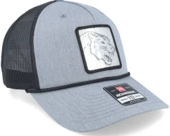 Panther Silver Patch Heather Grey/Black Rope Trucker - Iconic