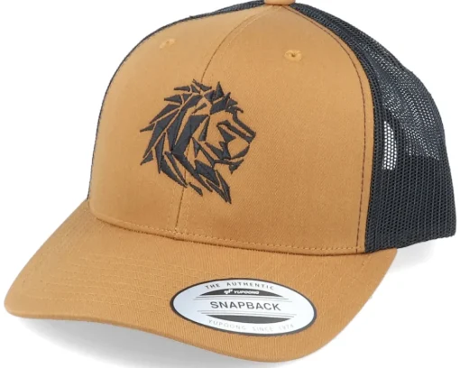 Paper Alpha Lion Caramel/Black Trucker - Origami