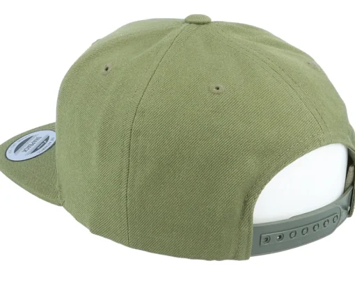 Paper Alpha Lion Olive Snapback - Origami